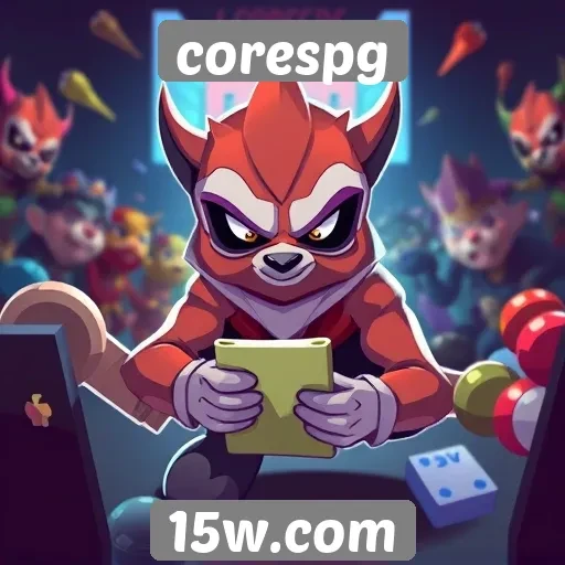 corespg oferece uma vasta biblioteca de jogos
